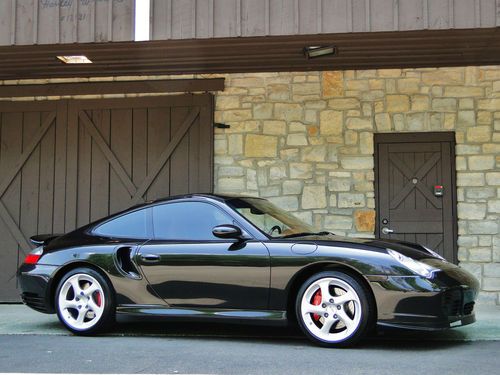 Gorgeous 911 turbo 996 6 speed, basalt black, exclusive options, 1 of a kind