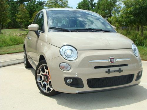2012 fiat 500 sport - free domestic shipping!!  factory warranty remaining!