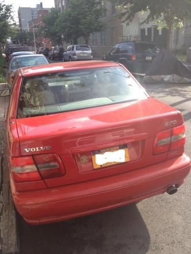 1999 red s70 volvo