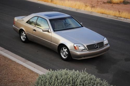 1998 mercedes cl500 2 owner az car documented. fully serviced xclnt condition