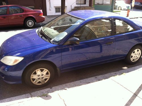 2004 honda civic value package coupe 2-door 1.7l