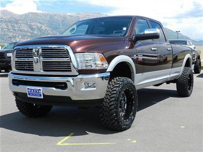 Dodge ram crew cab cummins diesel laramie 4x4 custom lift wheels tires leather