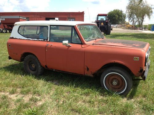 1980 international harvester scout ii 4 cyl. 4x4, ih no reserve!! one owner!!