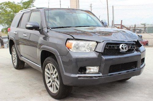 2011 toyota 4runner 4wd salvage repairable rebuilder fixer only 18k miles!!!