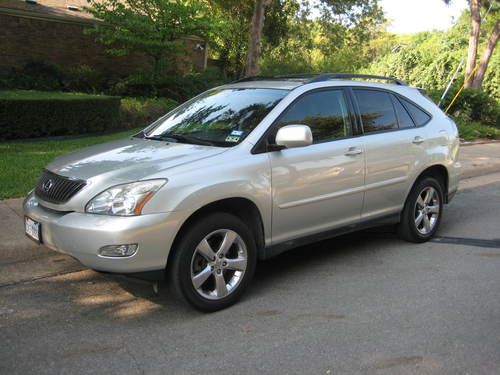 Mint 2004 lexus rx330 premium silver with black leather awd suv low miles