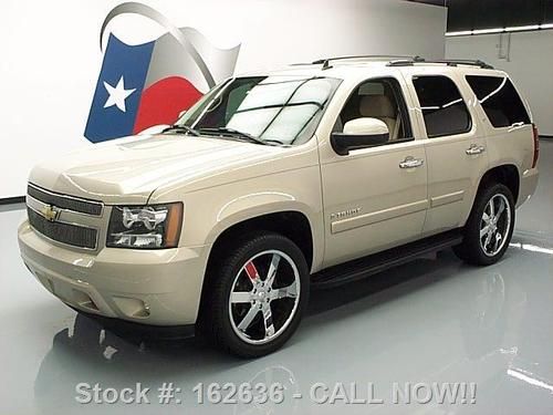 2008 chevy tahoe lt v8 8 pass roof rack 22's 66k miles texas direct auto