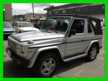 1997 mercedes g class 300 tdi cabriolet 4x4 diesel