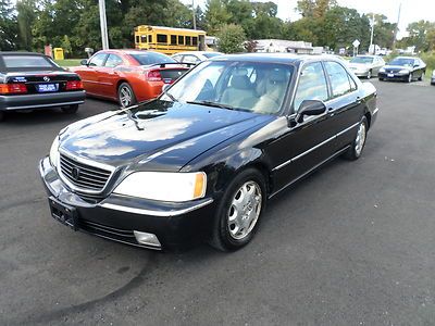 No reserve 2001 acura 3.5 rl drives well leather and loaded
