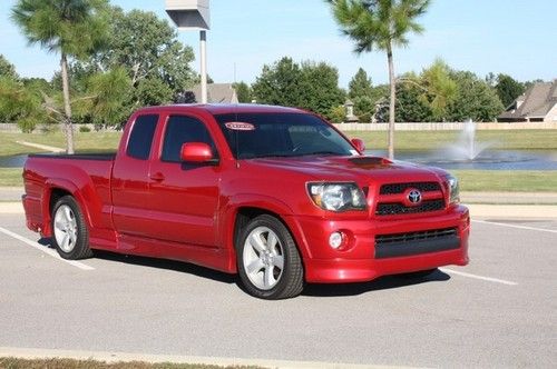 Toyota certified red x-runner 6 speed manual cruise alloys access cab abs xm