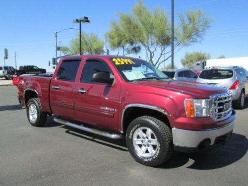 2008 4x4 4wd red v8 leather sunroof miles:45k crew cab pickup truck certified