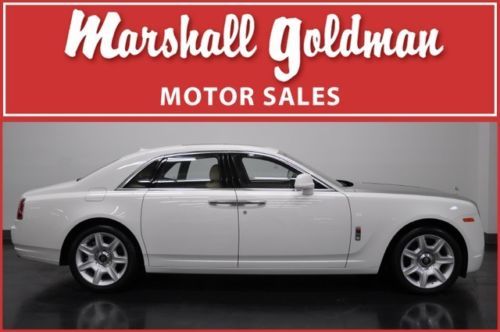 2012 rolls royce ghost english white/moccasin feature 2 pkg only 4600 miles
