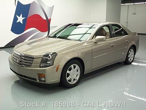 2004 cadillac cts 3.6l v6 automatic leather only 69k mi texas direct auto