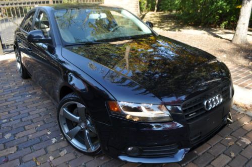 2009 a4 quattro.no reserve. awd/leather/moonroof/2.0 l/19&#039;s/turbo/salvagerebuilt