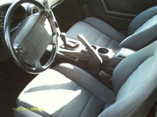 1993 Mazda Miata Convertable manual , Red with Black cloth interior, US $2,800.00, image 4