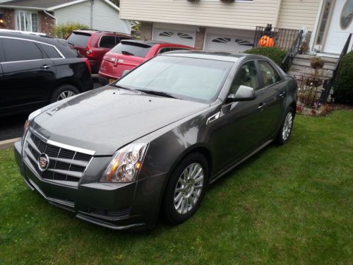 2011 cadillac cts &#034;no reserve&#034; luxury collection sedan, awd, pano roof, like new
