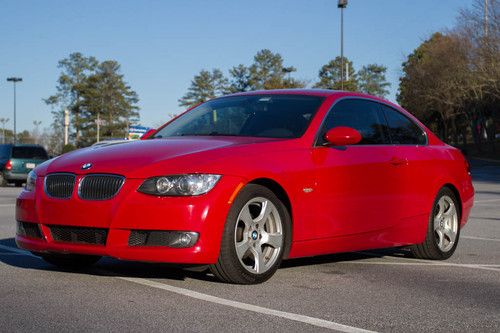 2007 bmw 328i coupe 2-door 3.0l. rare manual 6 speed. leather. cpo.