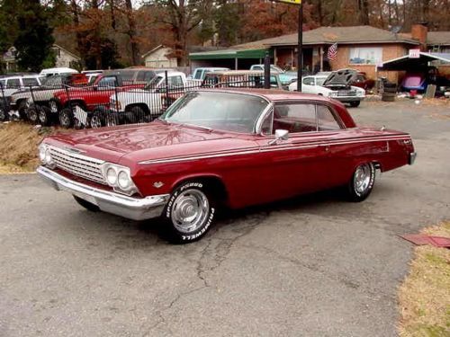 1962 chevrolet impala 454 v8 headers, auto, power steering sharp!