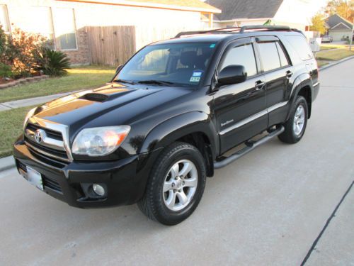 2006 toyota 4runner sport edition 86k black ext black cloth interior tow package
