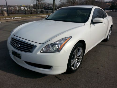 2009 infiniti g37 x coupe awd runs great fully loaded no reserve salvage title
