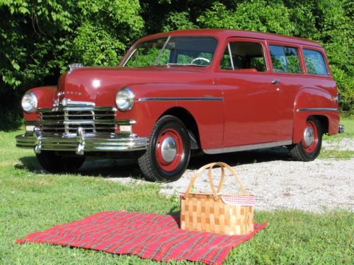 1949 plymouth suburban original driving suv
