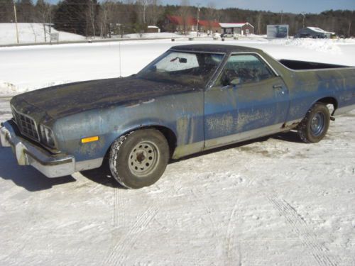 Barn find 1973 ford ranchero 500 one owner!