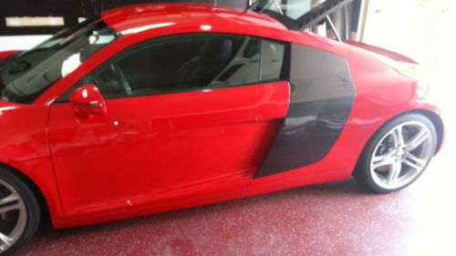 Must watch video! brilliant red audi r8 highest warranties included. worry free!