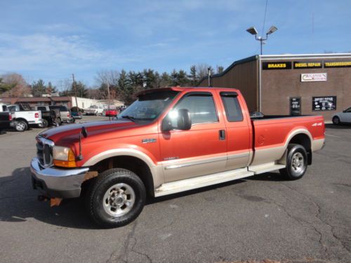 1999 ford f-350 super duty lariat extended cab pickup 4-door 7.3l auto, clean