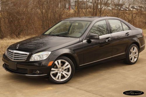 5-days *no reserve* &#039;11 mercedes-benz c-300 4-matic luxury nav 1-owner off lease