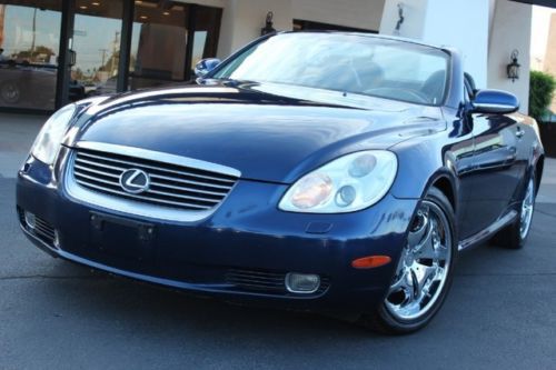 20023 lexus sc430 convertible. loaded. clean in/out. 2 owner. clean carfax.