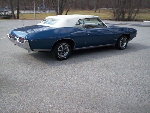 1969 PONTIAC GTO CONVERTIBLE NUMBER MATCHING PHS DOCUMENTS, image 3