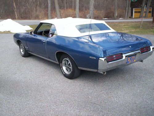 1969 PONTIAC GTO CONVERTIBLE NUMBER MATCHING PHS DOCUMENTS, image 5
