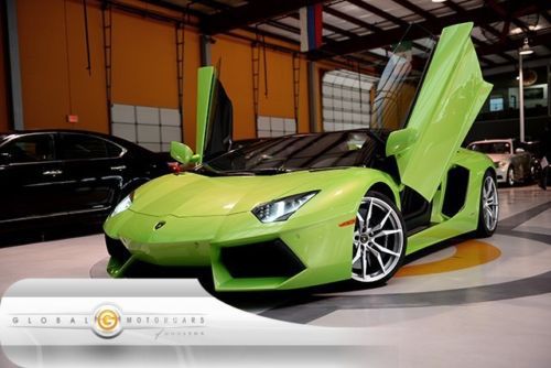 14 lamborghini aventador lp 700-4 roadster awd sensonum nav pdc keyless cam