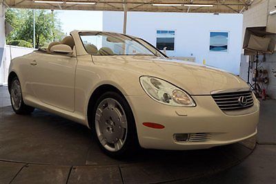 2003 lexus sc430 convertible-low miles-only 42k miles-one owner-clean carfax