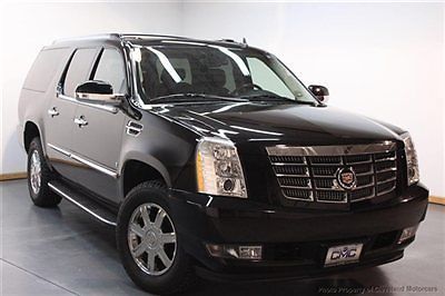 2009 escalade esv leather hts pwr lift wood mroof 3rd row dual dvd xenons loaded