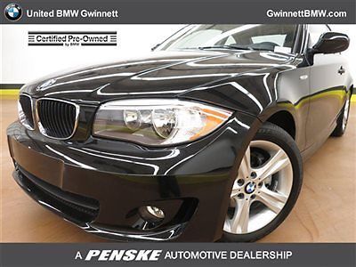 128i 1 series low miles 2 dr coupe automatic gasoline 3.0l straight 6 cyl jet bl