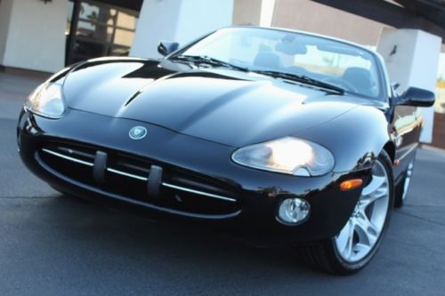 2003 jaguar xk8 convertible. navigation. loaded. blk/blk. nice. clean carfax.