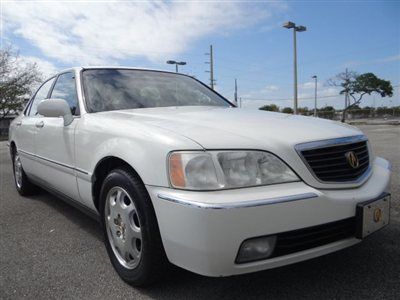 2001 acura rl sedan... car fax certified... true florida vehicle... luxury sedan