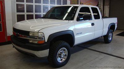 No reserve in az - 2002 chevy silverado 2500hd ext cab 4x4 work truck short bed