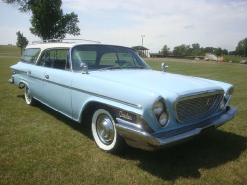 1962 chrysler newport t&amp;c 9 pass wagon