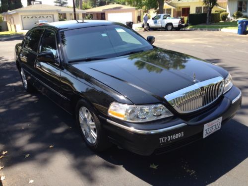 2011 lincoln town car executive l sedan 4-door 4.6l long wheel base no reserve