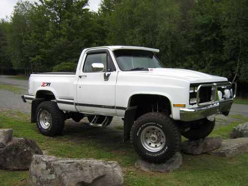 Chevy pickup, 4x4, silverado, z71 offroad, custom, 1984,