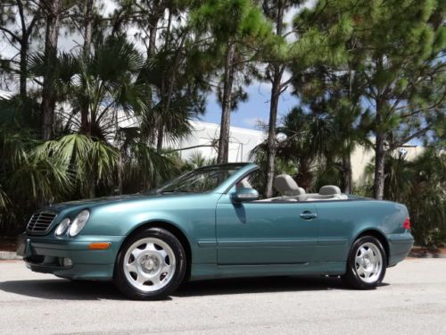 Mercedes clk320 convertible * no reserve low 69k miles florida loaded up! nice