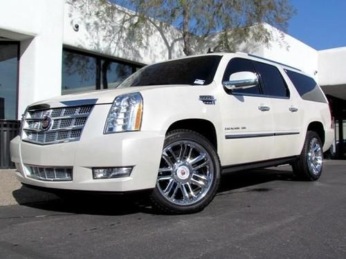 2009 cadillac escalade esv platinum edition 4 tv's