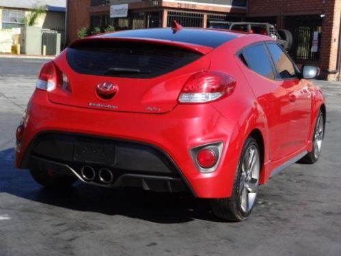 2013 hyundai veloster turbo damaged repairable rebuilder fixable salvage l@@k!