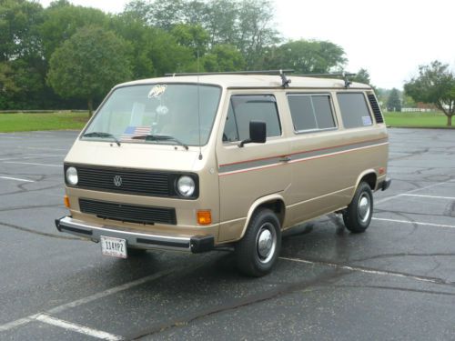 1985 volkswagen vanagon gl standard passenger van 3-door 1.9l