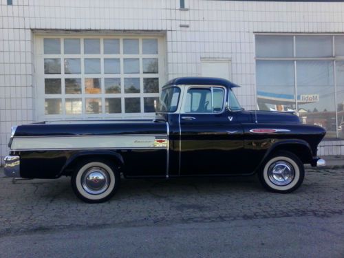 1957 chevy cameo truck pickup gasser rat rod custom hot 3124 1955 1956 1958