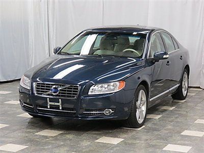 2010 volvo s80 t6 awd 45k 6cd mroof blis heated all seats sharp loaded car fax