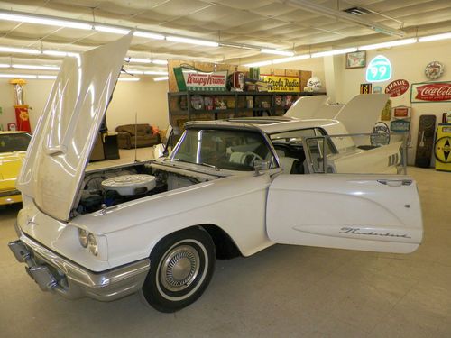 1960 ford thunderbird rare golde top sunroof model