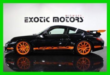 2007 porsche 911 gt3 rs ccb's black/orange loaded 8k miles only $104,888.00!!!