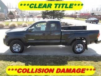 2007 toyota tacoma xcab 4wd rebuildable wreck clear title